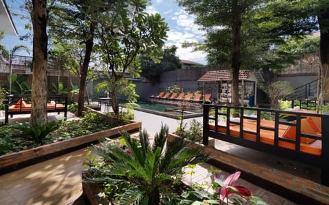 Day, Garden, Garden view, Area and facilities, Swimming pool, Swimming pool, sunbed, sunbed