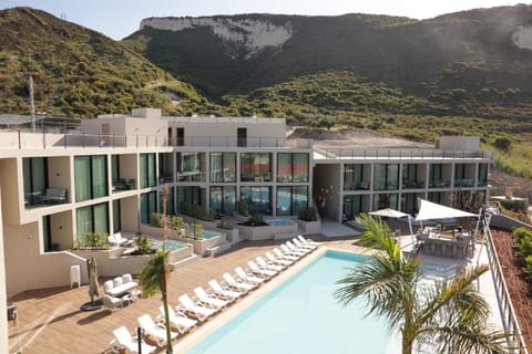 Nearby landmark, Natural landscape, Mountain view, Pool view, Swimming pool