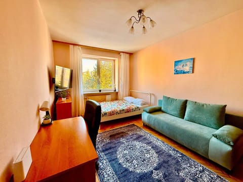 Property building, Living room, Bedroom