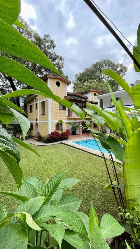 Spring, Day, Garden, Pool view