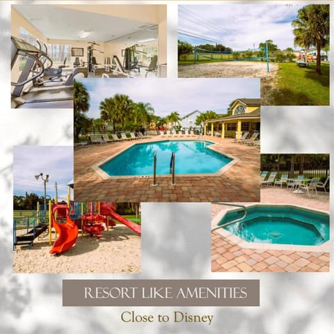 Text overlay, Swimming pool