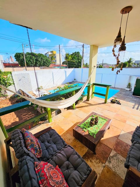 Garden, Balcony/Terrace, Seating area, Pool view