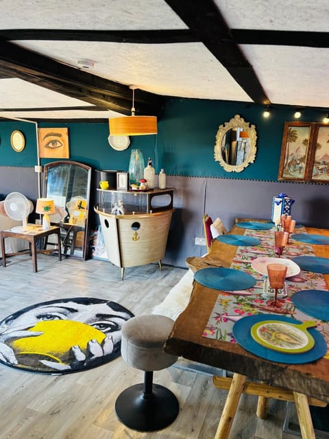 Lookout cabin farm stay firepit Hertford Cabin in Hertford