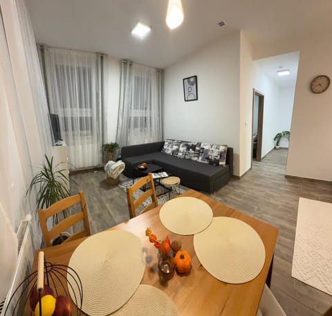 Kitchen or kitchenette, Living room, Seating area