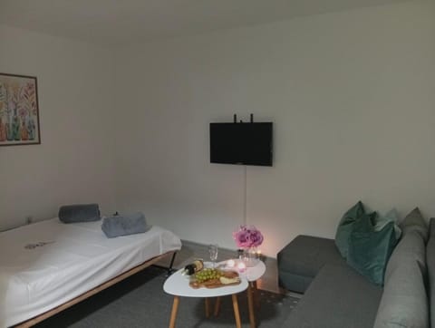 Bed, TV and multimedia, Living room