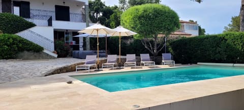 Property building, Pool view