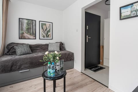 Bed, Day, Night, Seating area, wardrobe