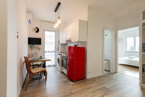 Kitchen or kitchenette, Living room, Dining area
