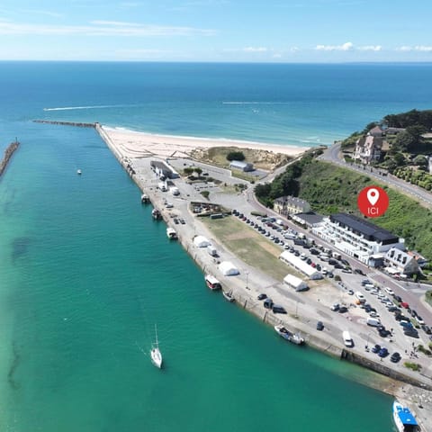 Natural landscape, Bird's eye view, Beach, Sea view
