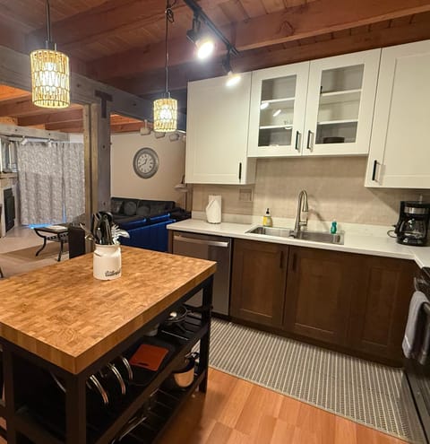 Kitchen or kitchenette, dishwasher, minibar