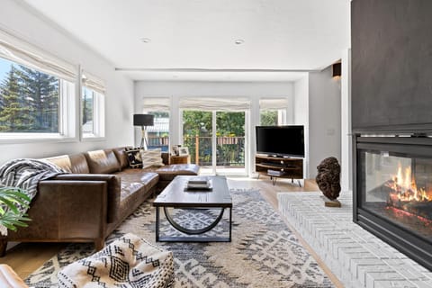 TV and multimedia, Living room, Seating area, fireplace