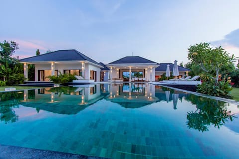 Patio, Spring, Garden, Swimming pool, Sunset