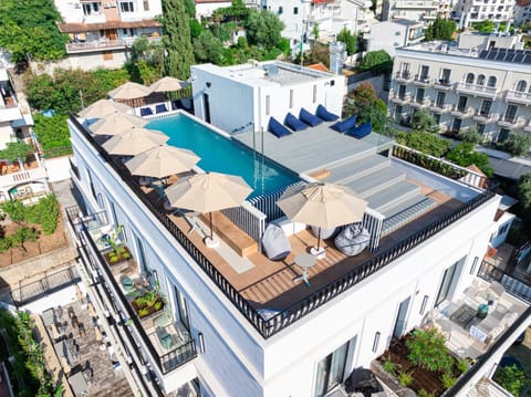 Day, Bird's eye view, Pool view, sunbed