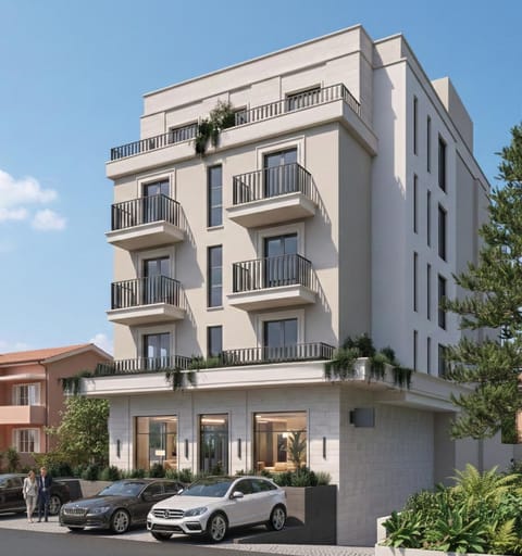 Property building, Day, Parking