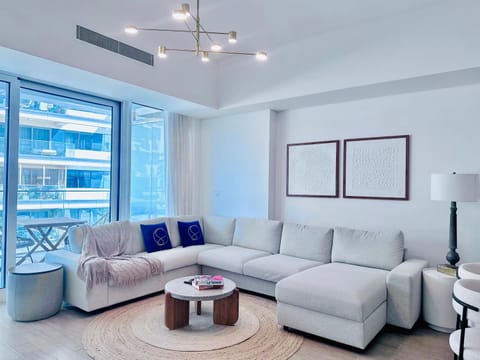 Bed, Living room, Seating area