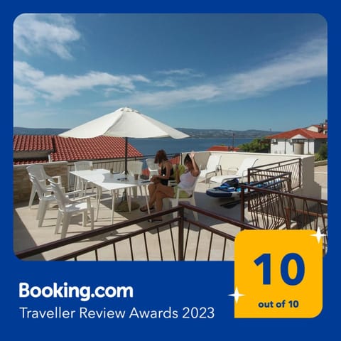 Day, Balcony/Terrace, Sea view, Certificate/Award, sunbed