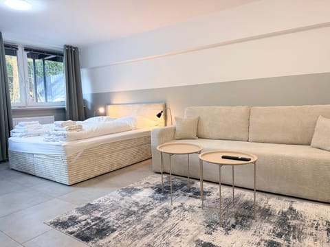 Bed, Seating area, Bedroom