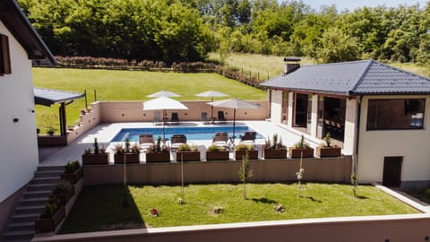 Garden, Pool view, Swimming pool, sunbed