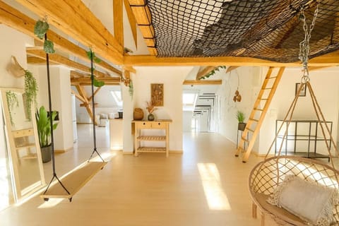 Aussergewöhnliche Loft Wohnung mit Hängenetzen und Schaukeln Apartment in Canton of Zurich