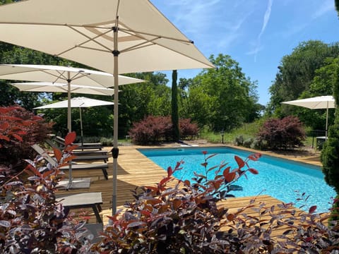 Patio, Garden, Swimming pool, sunbed