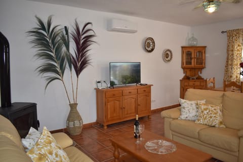 Living room, fireplace