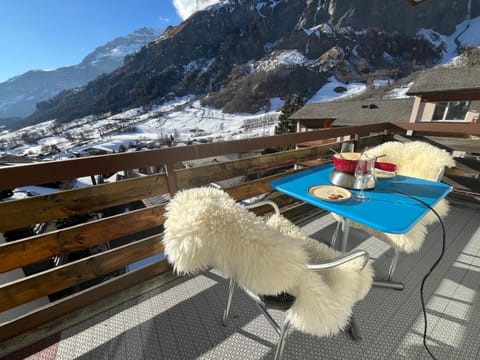Patio, Natural landscape, Winter, Dining area