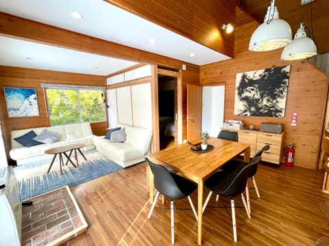 Kitchen or kitchenette, Living room, Dining area