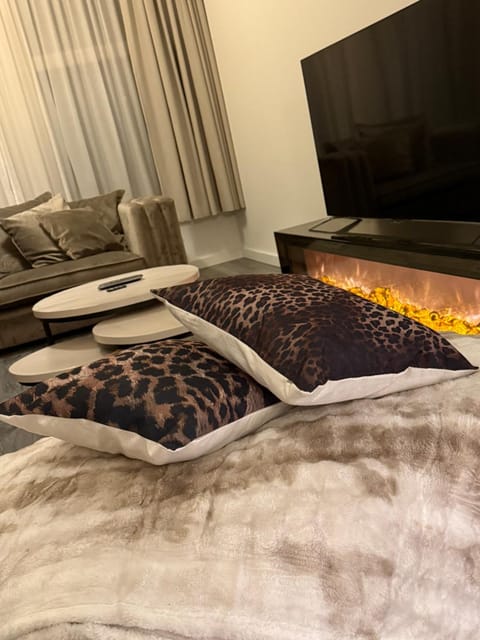 TV and multimedia, Seating area, fireplace