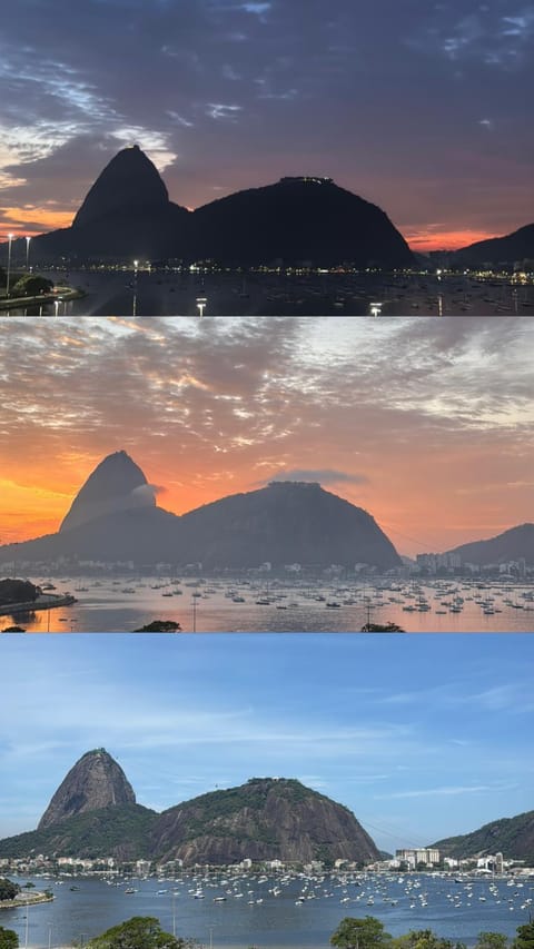 Natural landscape, Bedroom, Mountain view, Sunrise