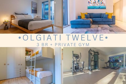 Olgiati Twelve - 3 Charming Bedrooms and Gym Apartment in Milan