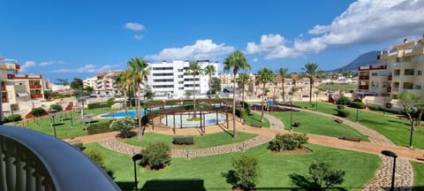 Property building, Garden view