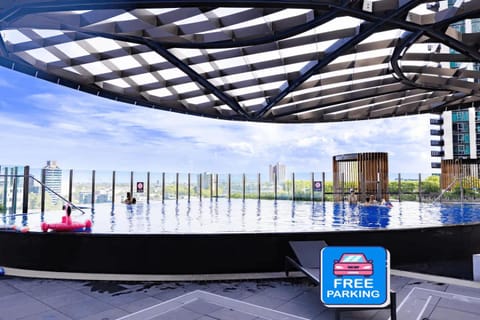 Day, Property logo or sign, Pool view, Swimming pool