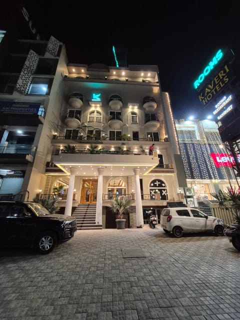 Property building, Night, Location, Parking