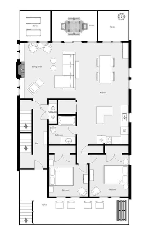 The Palm Tree Palace House in Kure Beach