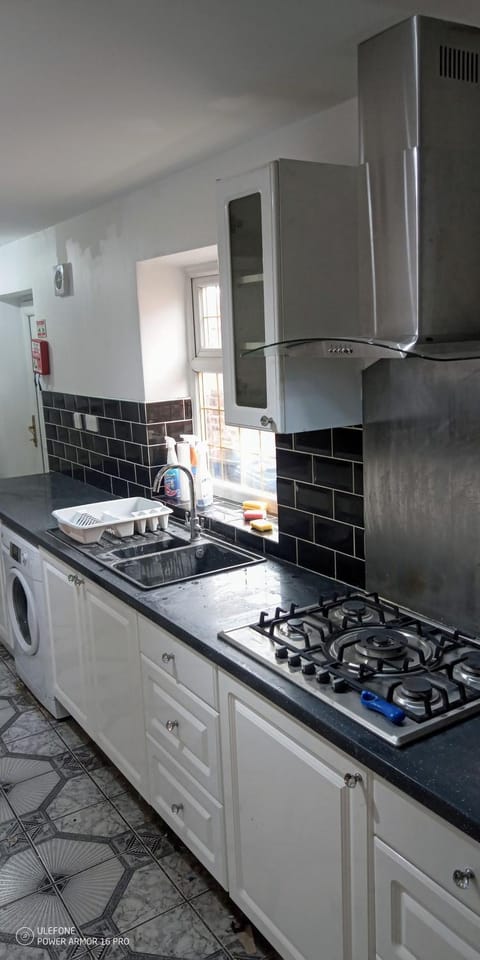 Communal kitchen, stove, washing machine, kitchen