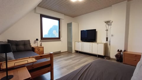 Communal lounge/ TV room, Bed, TV and multimedia, Living room, Bedroom