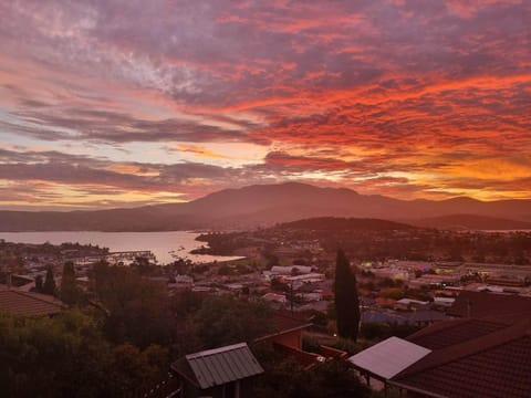 The Lookout with City water and Mountain views House in Bellerive