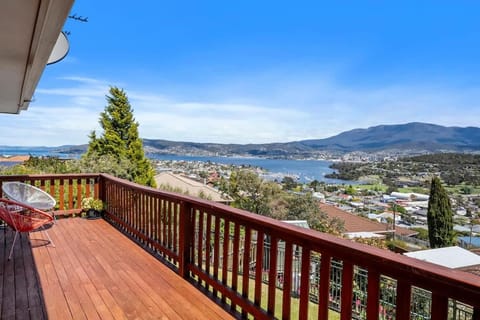 The Lookout with City water and Mountain views House in Bellerive