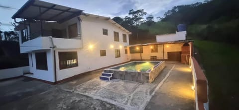 Property building, Pool view