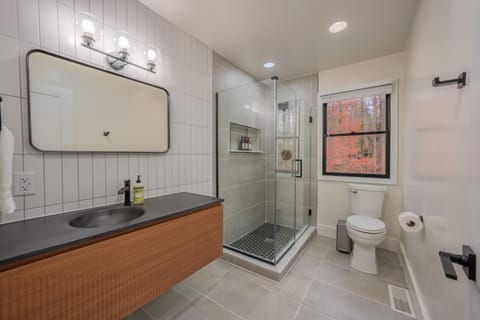 Shower, Toilet, Bathroom, towels