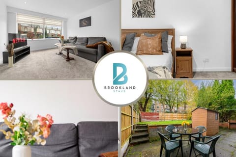 Two Bedroom House by Brookland Stays Serviced Accommodation Short Lets Middleton with Free WiFi Apartment in Manchester