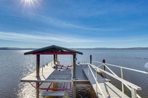 Panoramic Views! Home with Boat Slip on Clear Lake House in Lucerne