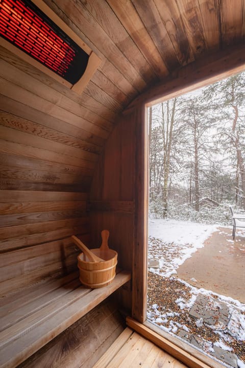 Winter, Sauna