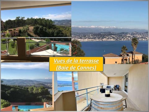 Appartement 6 personnes - vue mer Baie de Cannes - Théoule sur mer - BESNARD Apartment in Mandelieu-La Napoule