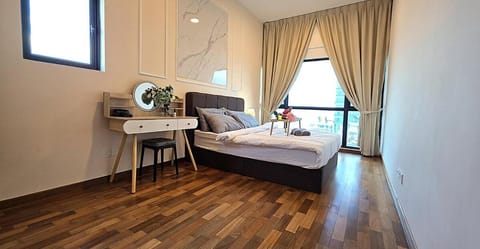 Bed, Photo of the whole room, Bedroom, hair dresser