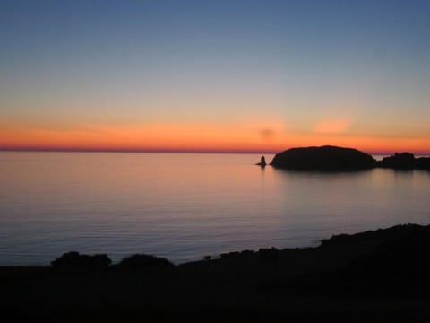 Natural landscape, Sea view, Sunset