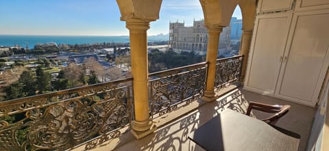 Natural landscape, View (from property/room), Balcony/Terrace, Sea view