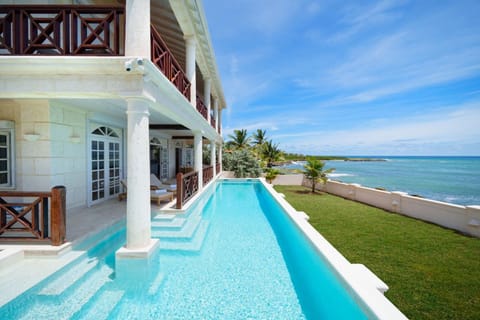 Property building, Patio, Day, Natural landscape, View (from property/room), Balcony/Terrace, Pool view, Sea view, Swimming pool, sunbed