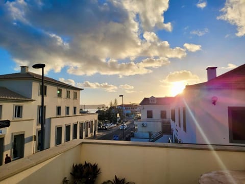 Property building, Neighbourhood, Street view, Sunset