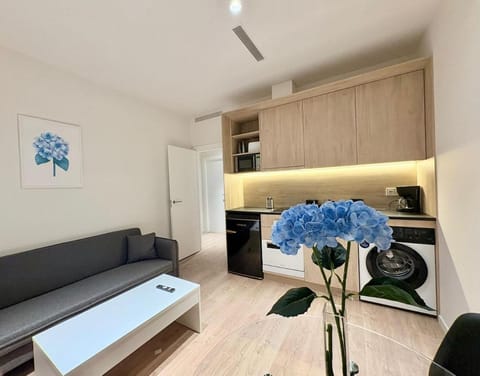 Kitchen or kitchenette, Living room, Dining area